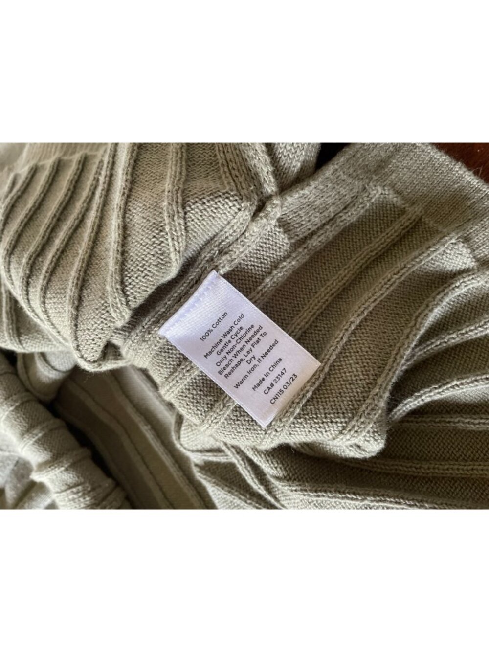 Haven Well Within Organic Cotton Wide Rib Pants and Boxy Top Set Lounge Green XL - Picture 6 of 11
